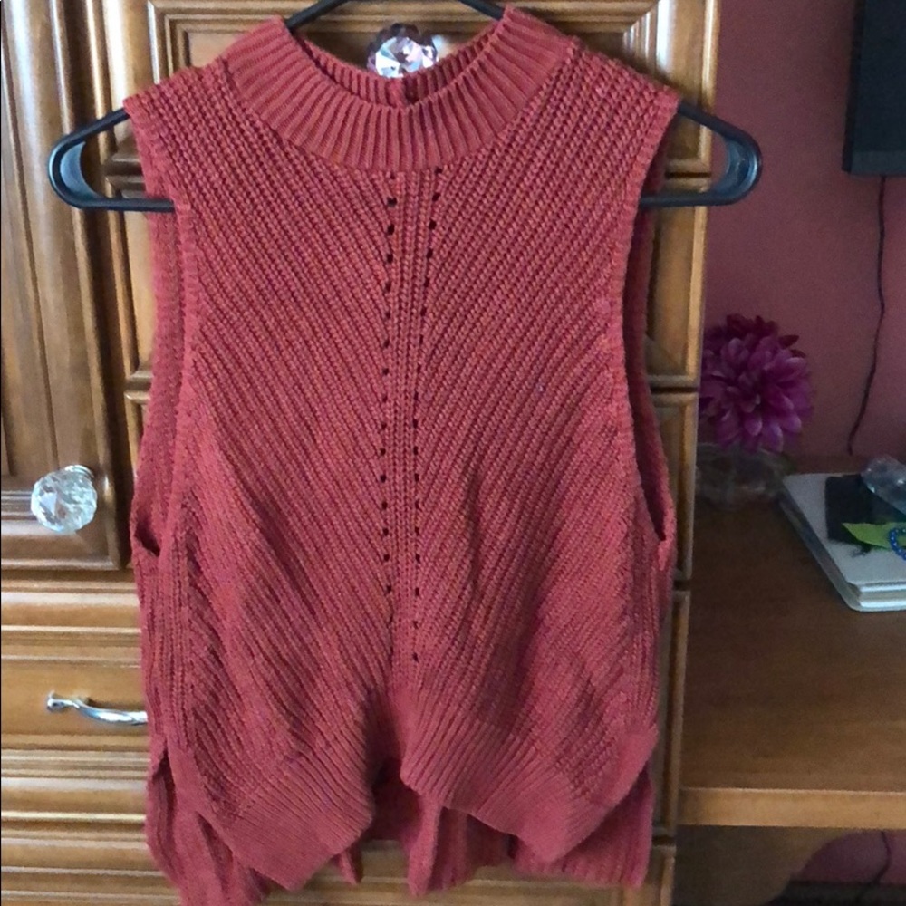 Express knit tank sweater